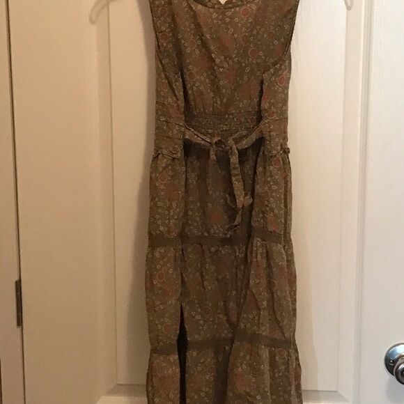 Faded Glory Girls Dress XL 14/16 Green - Picture 3 of 8